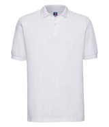 Russell Athletic Hardwearing Poly/Cotton Piqué Polo Shirt | White thumbnail 4