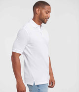 Russell Athletic Hardwearing Poly/Cotton Piqué Polo Shirt | White thumbnail 3