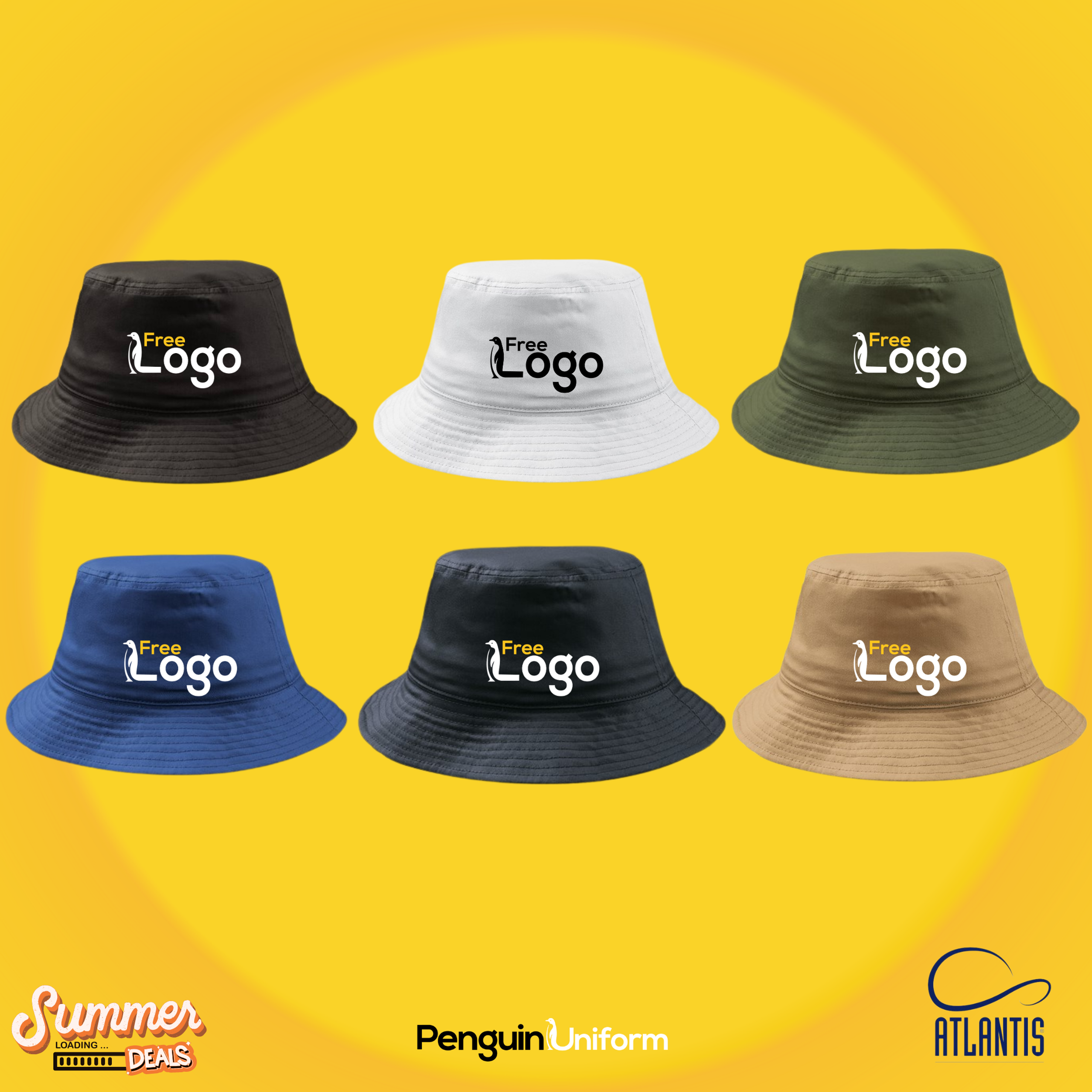 Summer Loading - Bucket Hats x6