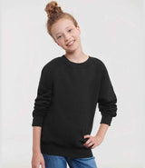 Russell Athletic Kids Raglan Sweatshirt | Black thumbnail 1