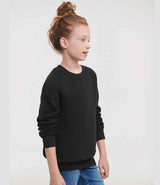 Russell Athletic Kids Raglan Sweatshirt | Black thumbnail 3