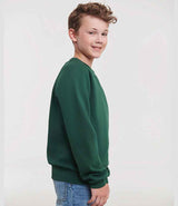 Russell Athletic Kids Raglan Sweatshirt | Bottle Green thumbnail 3