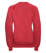 Russell Athletic Kids Raglan Sweatshirt | Bright Red thumbnail 5
