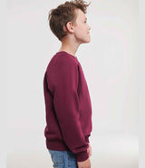 Russell Athletic Kids Raglan Sweatshirt | Burgundy thumbnail 3