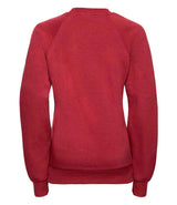 Russell Athletic Kids Raglan Sweatshirt | Classic Red thumbnail 5