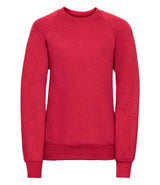 Russell Athletic Kids Raglan Sweatshirt | Classic Red thumbnail 4