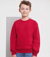 Russell Athletic Kids Raglan Sweatshirt | Classic Red thumbnail 1