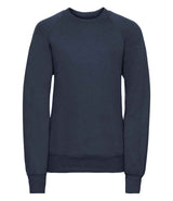 Russell Athletic Kids Raglan Sweatshirt | French Navy thumbnail 4