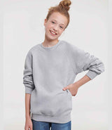 Russell Athletic Kids Raglan Sweatshirt | Light Oxford thumbnail 1