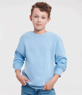 Russell Athletic Kids Raglan Sweatshirt | Sky Blue thumbnail 1