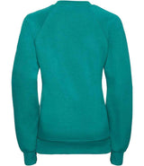 Russell Athletic Kids Raglan Sweatshirt | Winter Emerald thumbnail 5