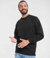 Russell Athletic Raglan Sweatshirt | Black thumbnail 1