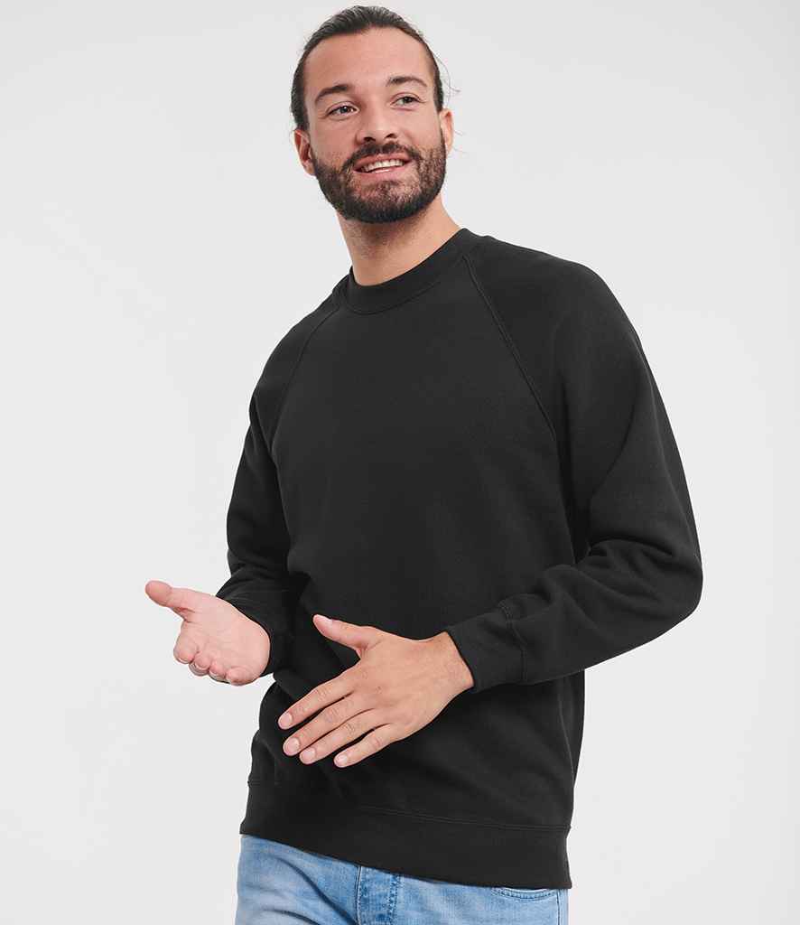 Russell Athletic Raglan Sweatshirt | Black