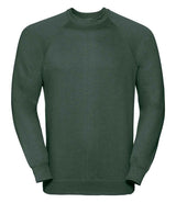 Russell Athletic Raglan Sweatshirt | Bottle Green thumbnail 4