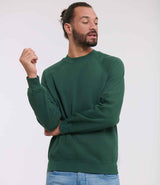 Russell Athletic Raglan Sweatshirt | Bottle Green thumbnail 1