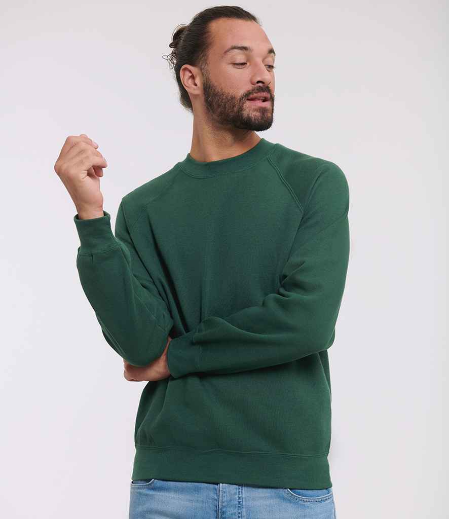 Russell Athletic Raglan Sweatshirt | Bottle Green