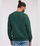 Russell Athletic Raglan Sweatshirt | Bottle Green thumbnail 2
