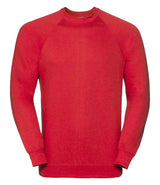 Russell Athletic Raglan Sweatshirt | Bright Red thumbnail 4
