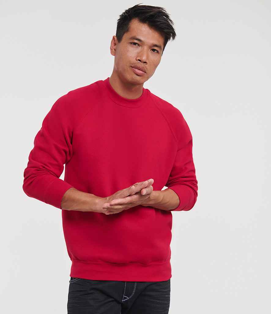 Russell Athletic Raglan Sweatshirt | Classic Red
