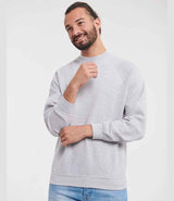 Russell Athletic Raglan Sweatshirt | Light Oxford thumbnail 1