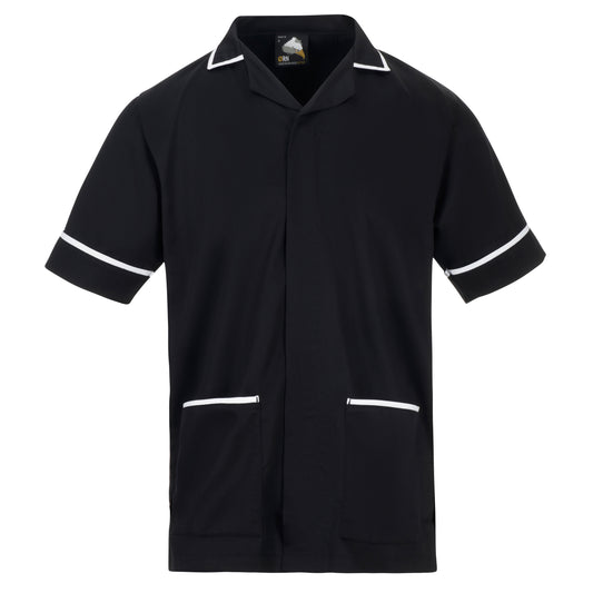 Darwin Male Tunic - Black/White