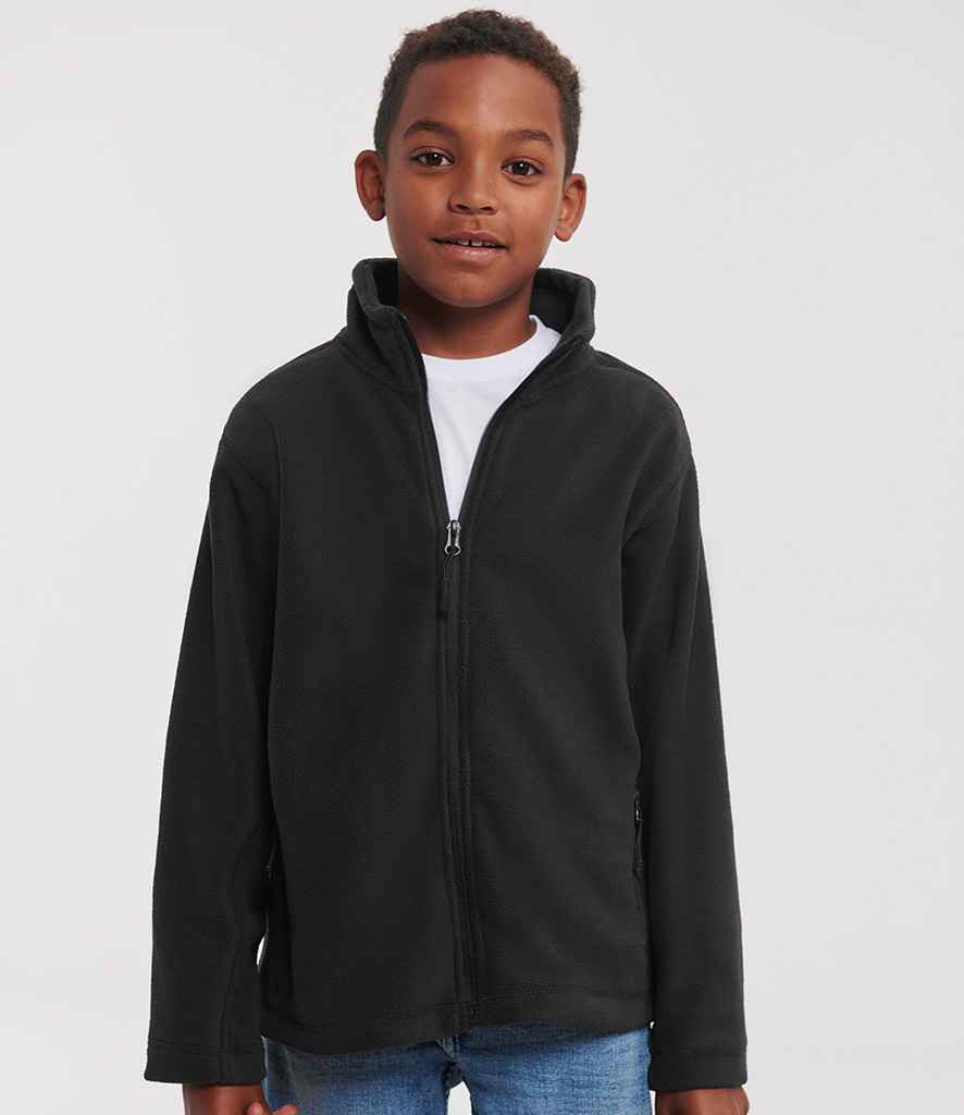 Russell Athletic Kids Outdoor Fleece Jacket | Black