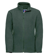 Russell Athletic Kids Outdoor Fleece Jacket | Bottle Green thumbnail 4