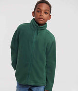 Russell Athletic Kids Outdoor Fleece Jacket | Bottle Green thumbnail 1