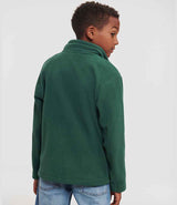 Russell Athletic Kids Outdoor Fleece Jacket | Bottle Green thumbnail 2
