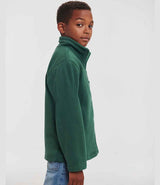 Russell Athletic Kids Outdoor Fleece Jacket | Bottle Green thumbnail 3