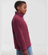 Russell Athletic Kids Outdoor Fleece Jacket | Burgundy thumbnail 3