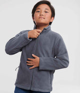 Russell Athletic Kids Outdoor Fleece Jacket | Convoy Grey thumbnail 1