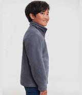 Russell Athletic Kids Outdoor Fleece Jacket | Convoy Grey thumbnail 3