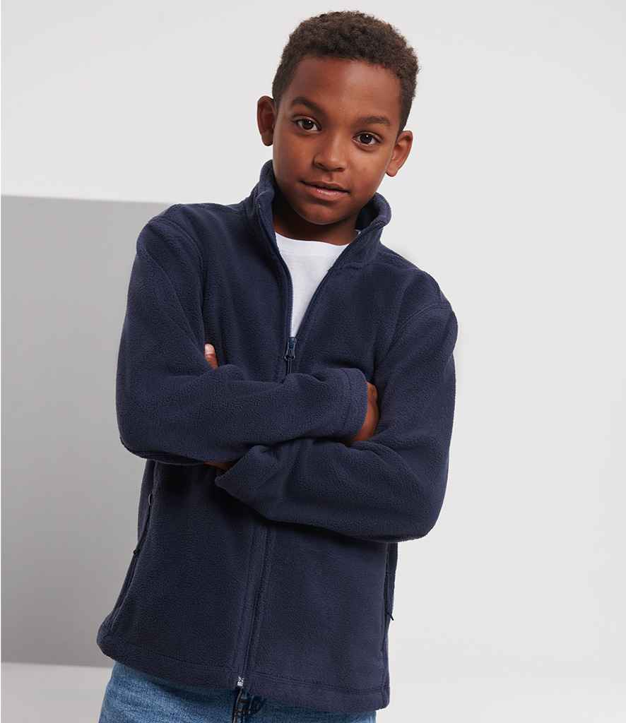 Russell Athletic Kids Outdoor Fleece Jacket | French Navy