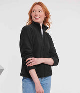 Russell Athletic Ladies Outdoor Fleece | Black thumbnail 3