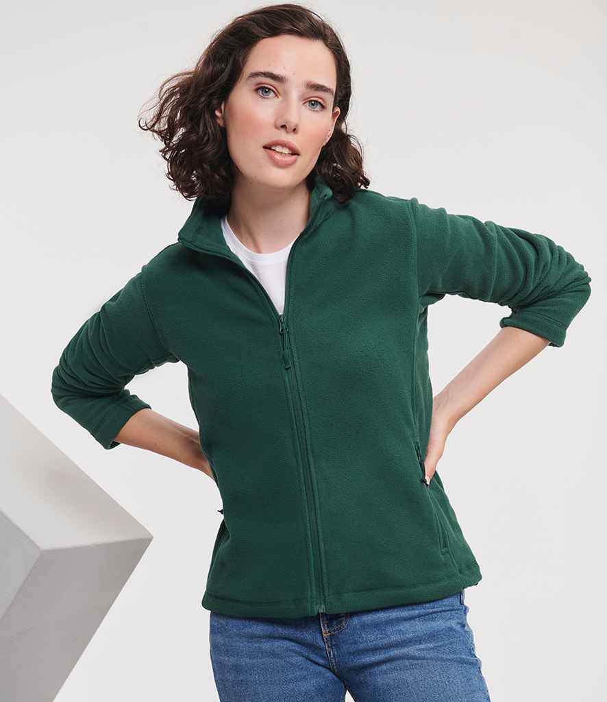 Russell Athletic Ladies Outdoor Fleece | Bottle Green