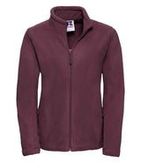 Russell Athletic Ladies Outdoor Fleece | Burgundy thumbnail 4