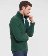 Russell Athletic Outdoor Fleece Jacket | Bottle Green thumbnail 3