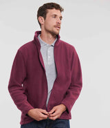 Russell Athletic Outdoor Fleece Jacket | Burgundy thumbnail 1