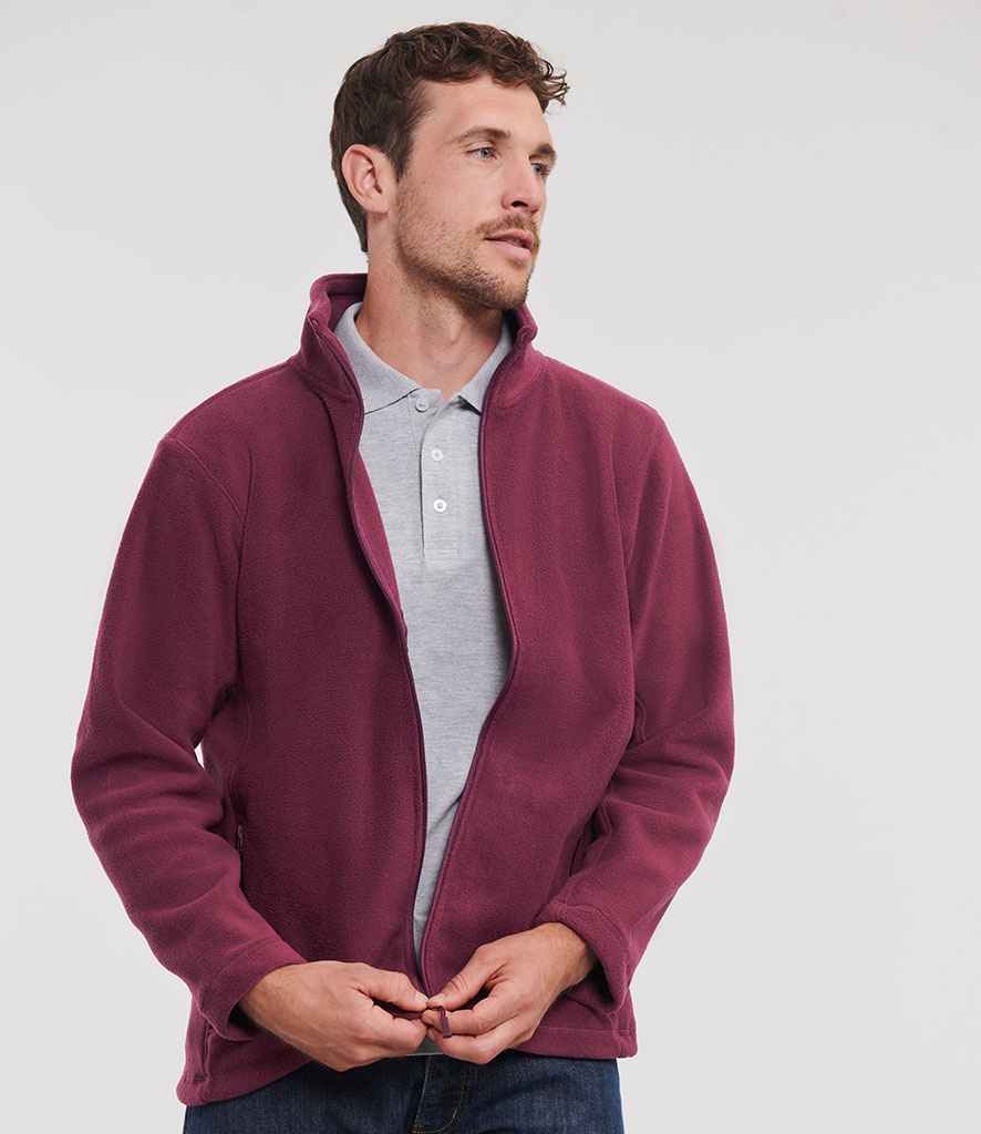 Russell Athletic Outdoor Fleece Jacket | Burgundy