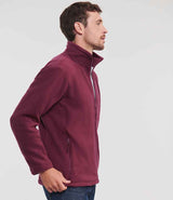Russell Athletic Outdoor Fleece Jacket | Burgundy thumbnail 3