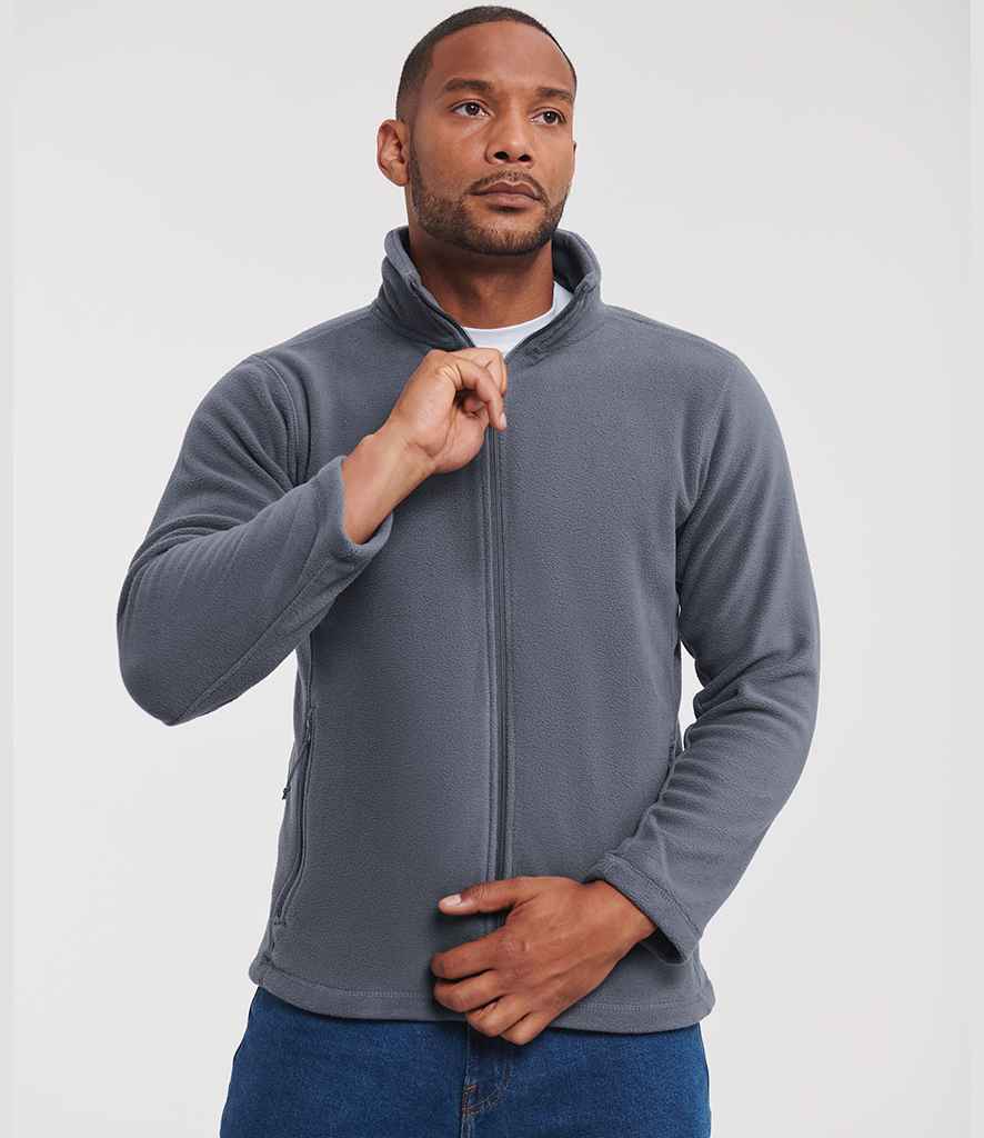 Russell Athletic Outdoor Fleece Jacket | Convoy Grey