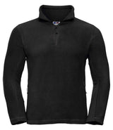 Russell Athletic Zip Neck Outdoor Fleece | Black thumbnail 4