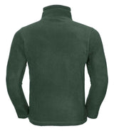Russell Athletic Zip Neck Outdoor Fleece | Bottle Green thumbnail 5