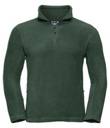 Russell Athletic Zip Neck Outdoor Fleece | Bottle Green thumbnail 4
