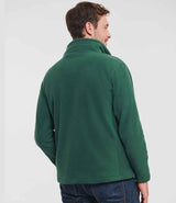 Russell Athletic Zip Neck Outdoor Fleece | Bottle Green thumbnail 2
