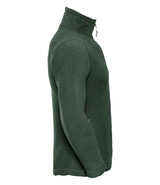 Russell Athletic Zip Neck Outdoor Fleece | Bottle Green thumbnail 6
