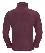 Russell Athletic Zip Neck Outdoor Fleece | Burgundy thumbnail 5