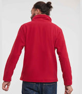 Russell Athletic Zip Neck Outdoor Fleece | Classic Red thumbnail 2