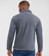 Russell Athletic Zip Neck Outdoor Fleece | Convoy Grey thumbnail 2